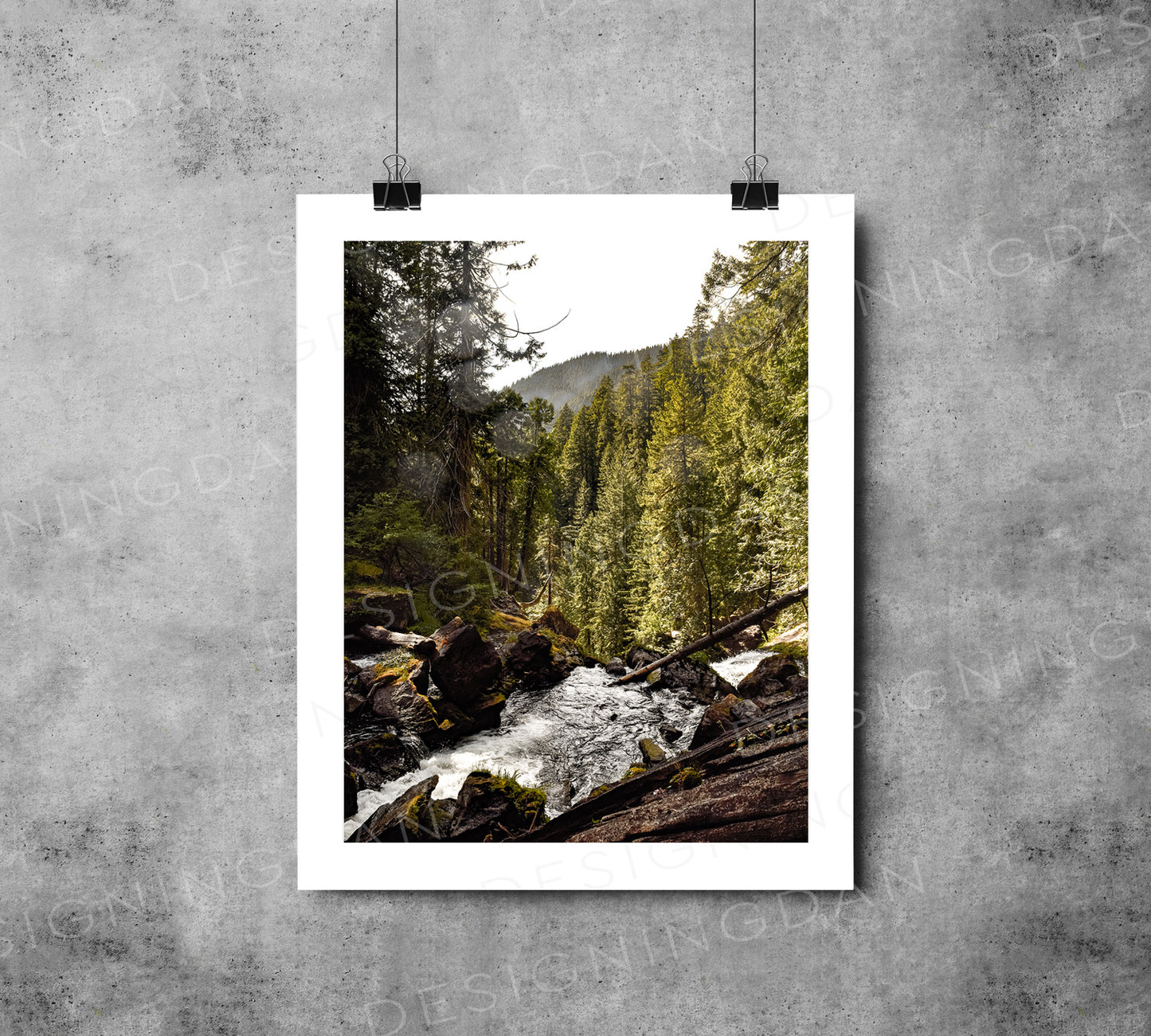 "From the Top of a Waterfall"