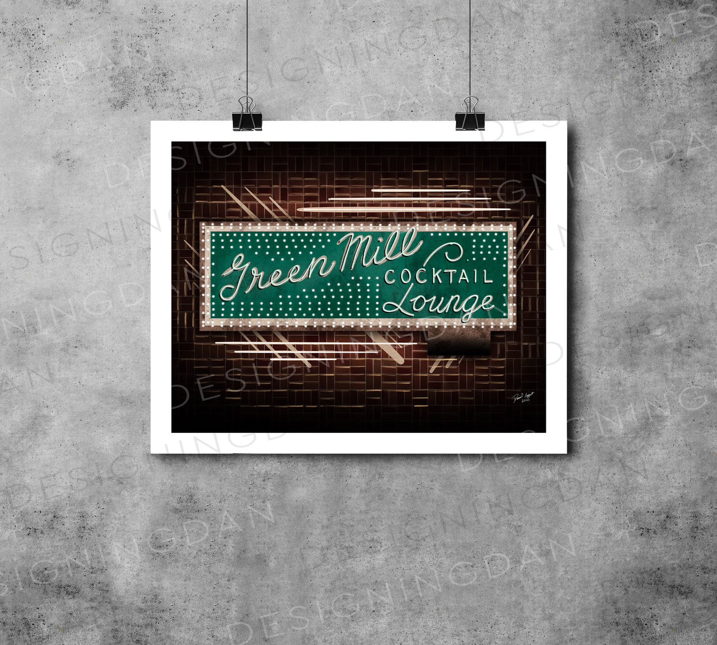 "Green Mill Cocktail Lounge Sign"