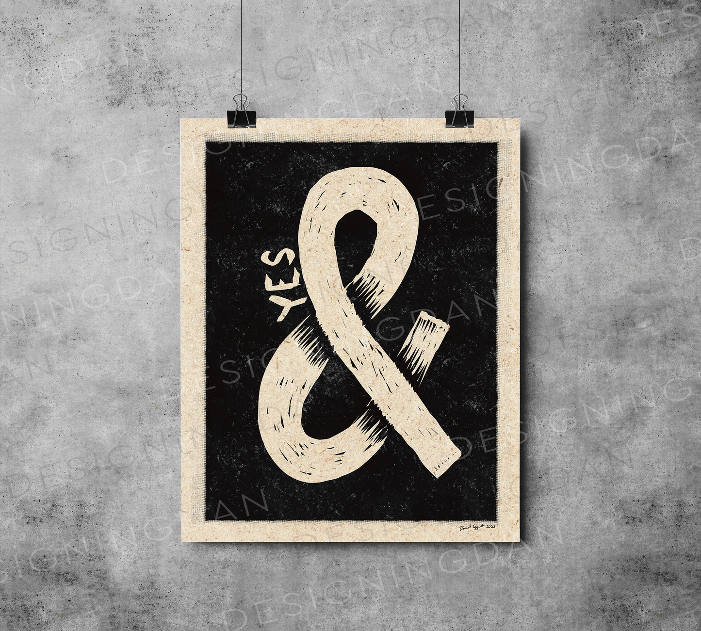 "Yes &"
