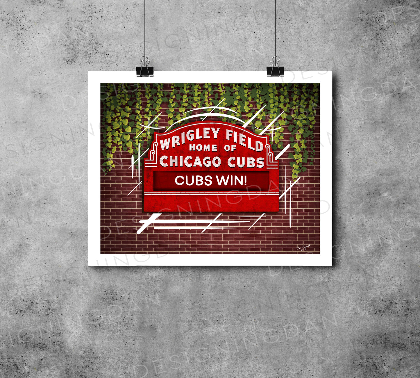 "Wrigley Field Sign"